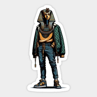 Swag Boy Pharaoh King Tut Sticker